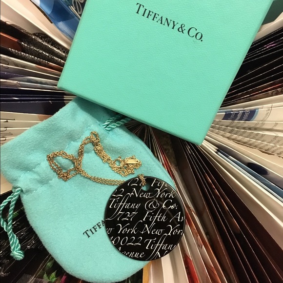 Tiffany & Co. Onyx Note Necklace - Picture 2 of 4